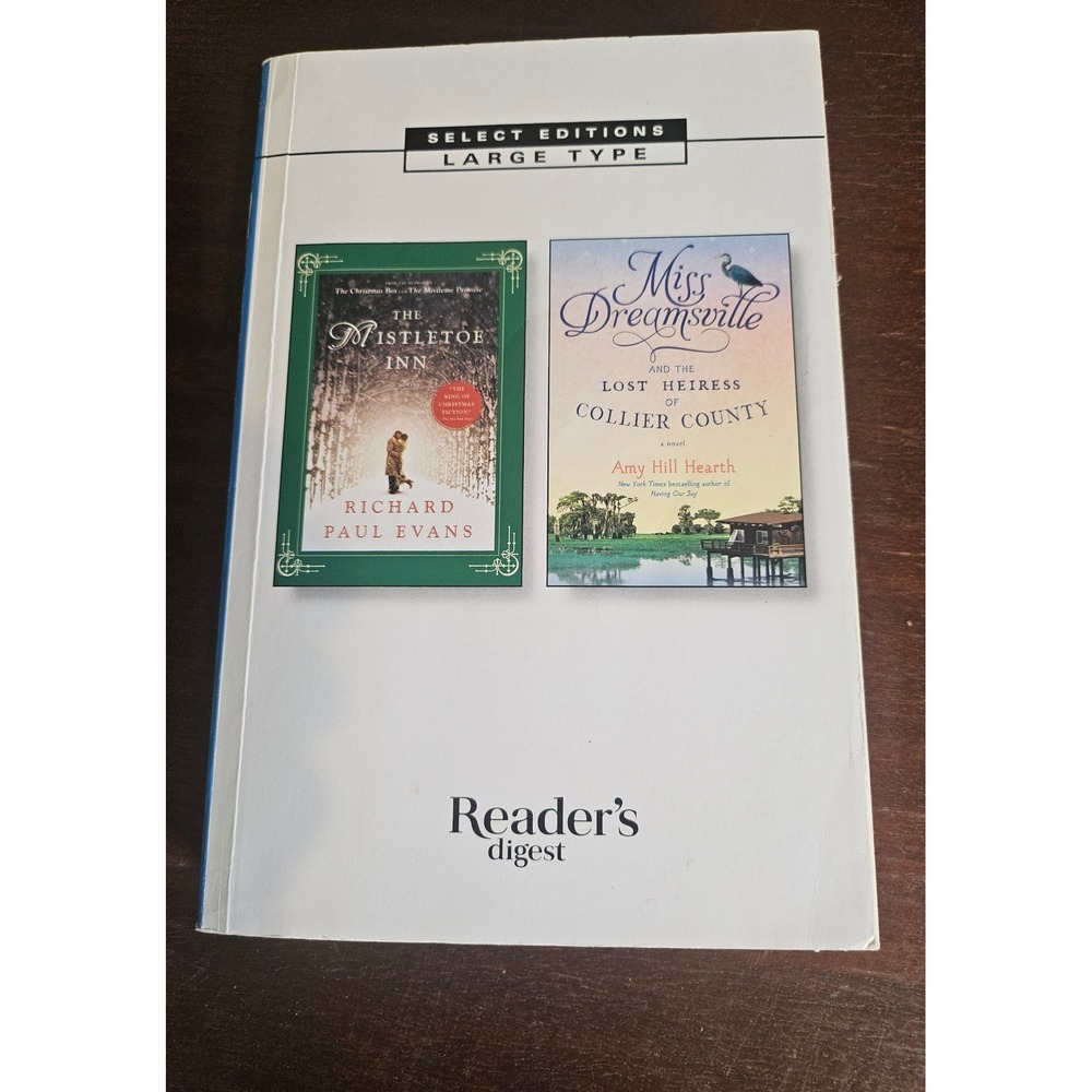 Reader's Digest Large Print 2 in 1 Novels The Mistletoe Inn Miss Dreamville